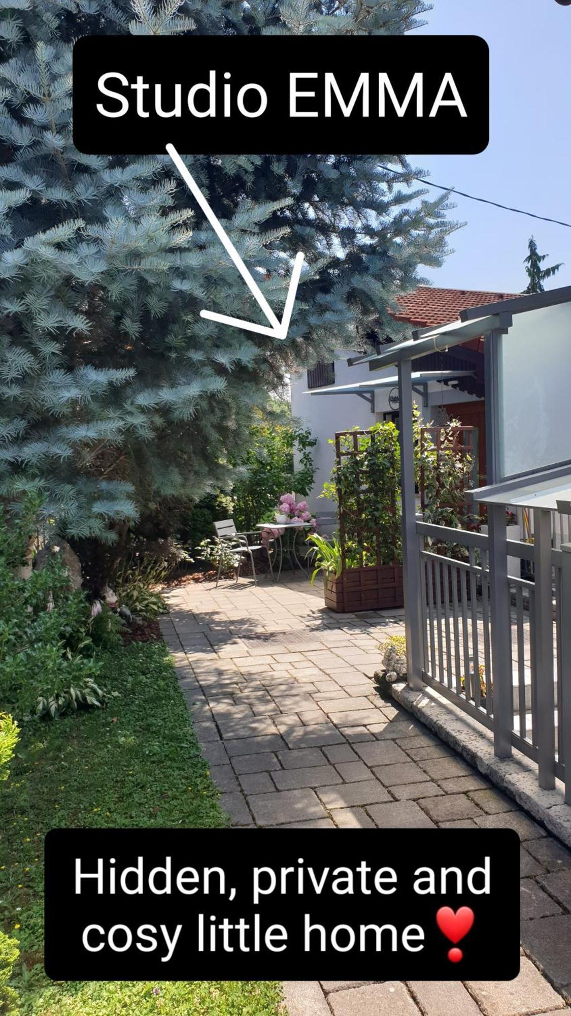 Studio Emma Ljubljana - Free Parking, Ac, Wifi Dış mekan fotoğraf